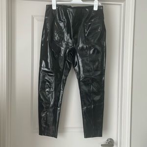 NWOT Vegan Leather Leggings.